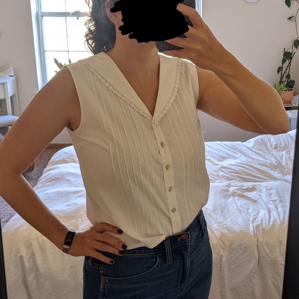 Retro cotton top